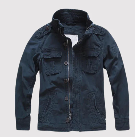 Kvinne Denimjakke Retro med Flera Fickor 1