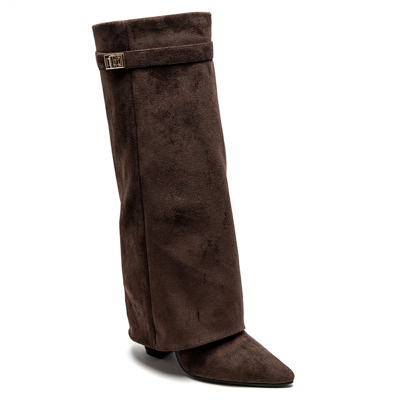 Kvinne Hæler Elegant Blokk Hæl PU 3