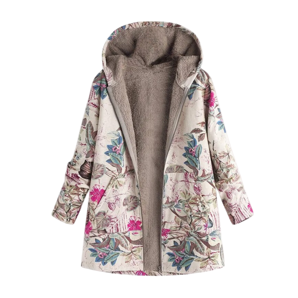 Kvinne Jakke Varm Myk Modern Design 0