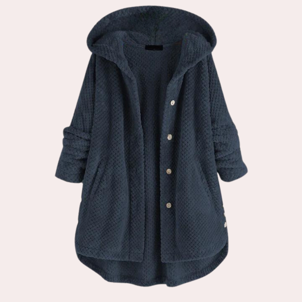 Kvinne Jakke med Hette Stilfull Design 5