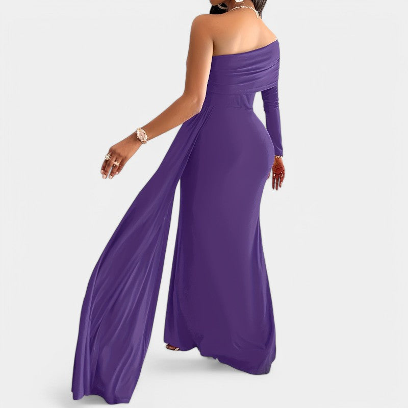 Kvinne Lang Kjole Uten Ermer Bodycon 1