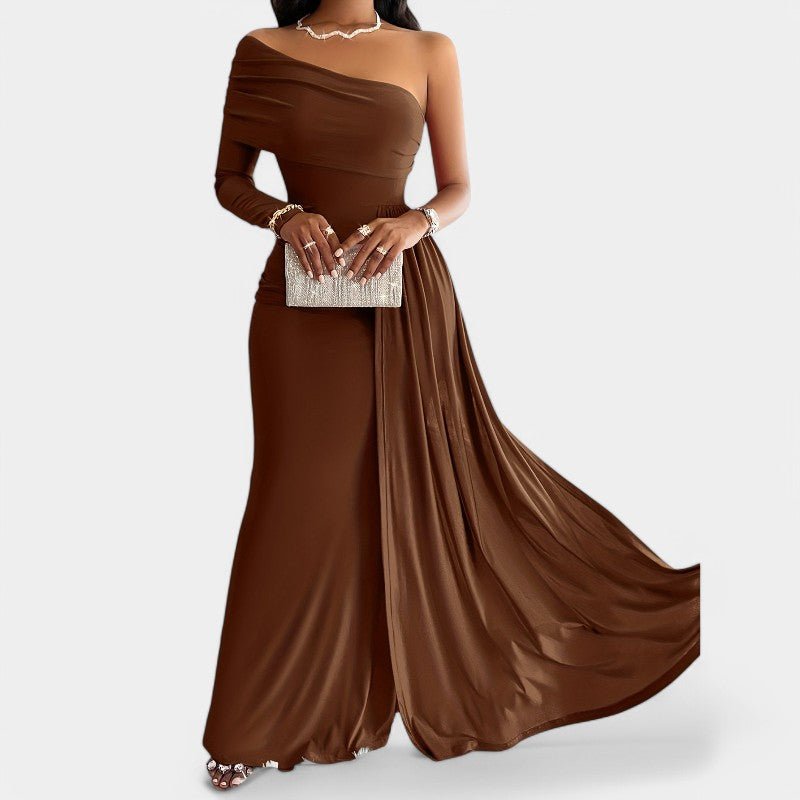 Kvinne Lang Kjole Uten Ermer Bodycon 2