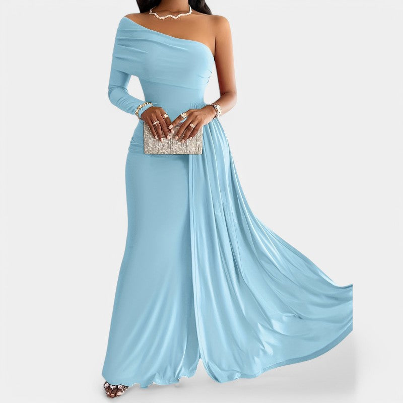 Kvinne Lang Kjole Uten Ermer Bodycon 4