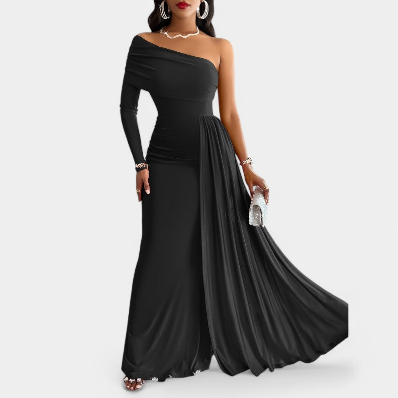 Kvinne Lang Kjole Uten Ermer Bodycon 5