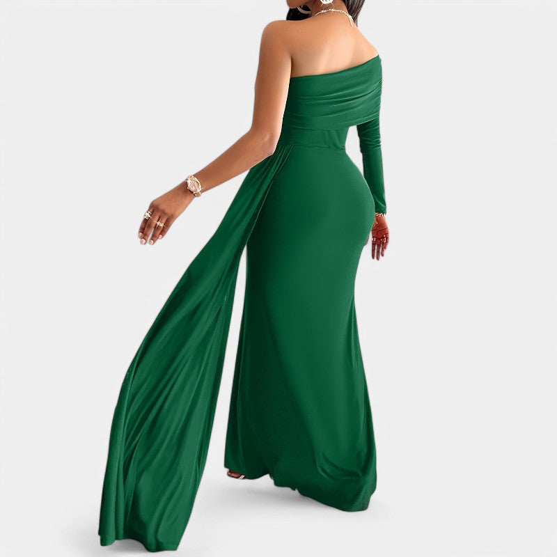 Kvinne Lang Kjole Uten Ermer Bodycon 6