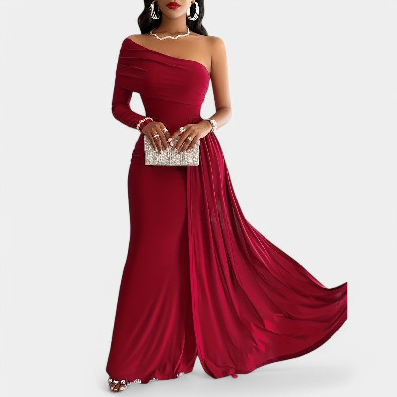 Kvinne Lang Kjole Uten Ermer Bodycon 8