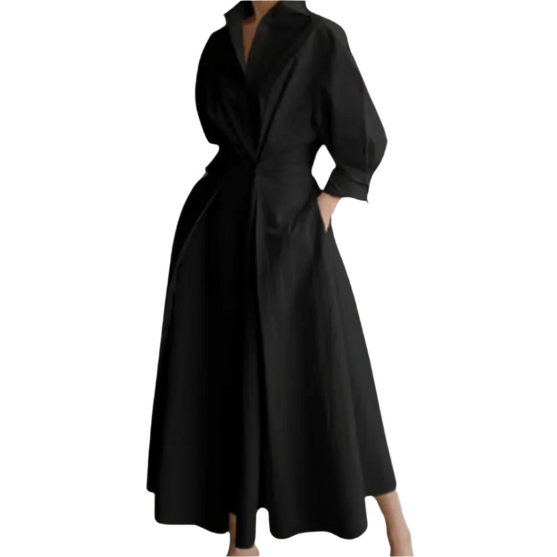 Kvinne Maxi Kjole Elegant Lang 0
