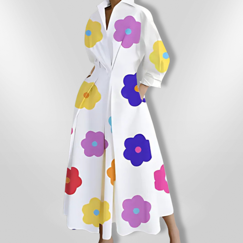 Kvinne Maxi Kjole Elegant Lang 8