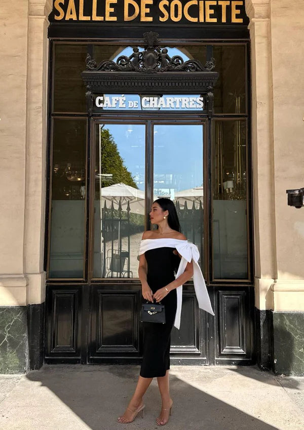 Kvinne Maxikjole Elegant Bandage Stoff til Bryllup 5