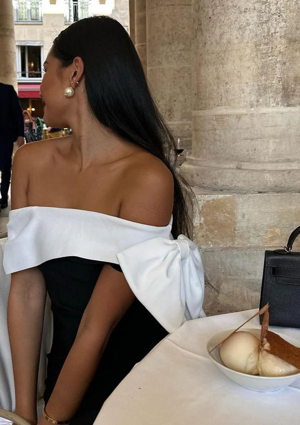 Kvinne Maxikjole Elegant Bandage Stoff til Bryllup 6