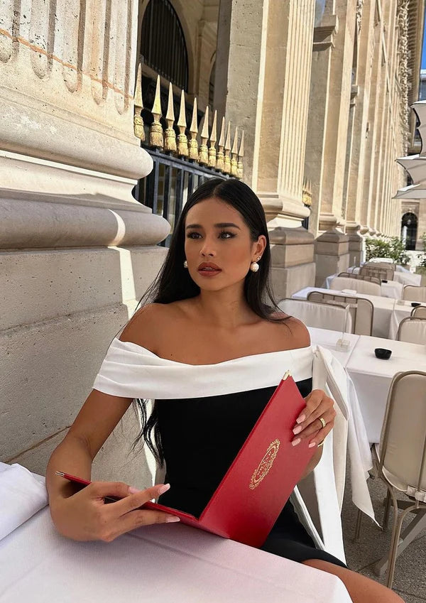 Kvinne Maxikjole Elegant Bandage Stoff til Bryllup 7