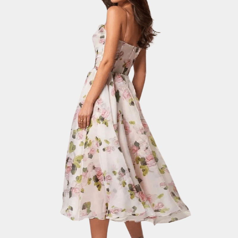 Kvinne Midikjole Unik Design 2