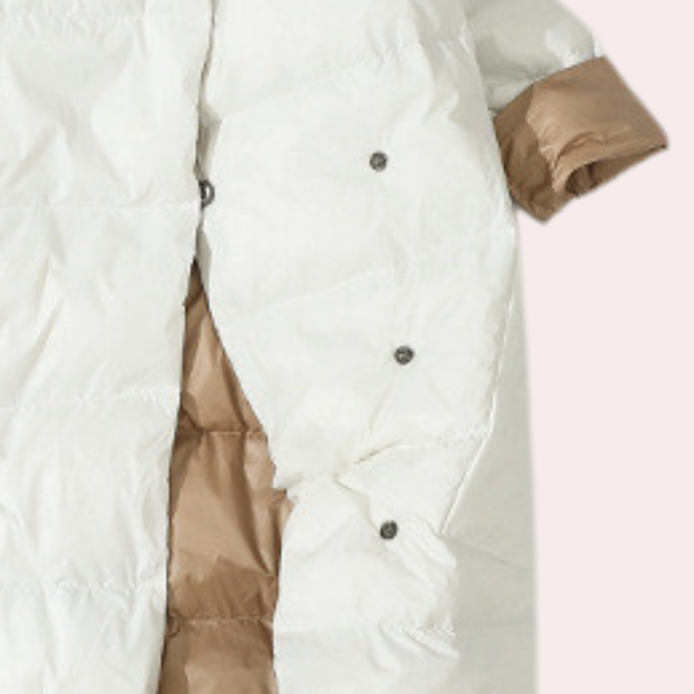 Kvinne Polstret Jakke Elegant 3