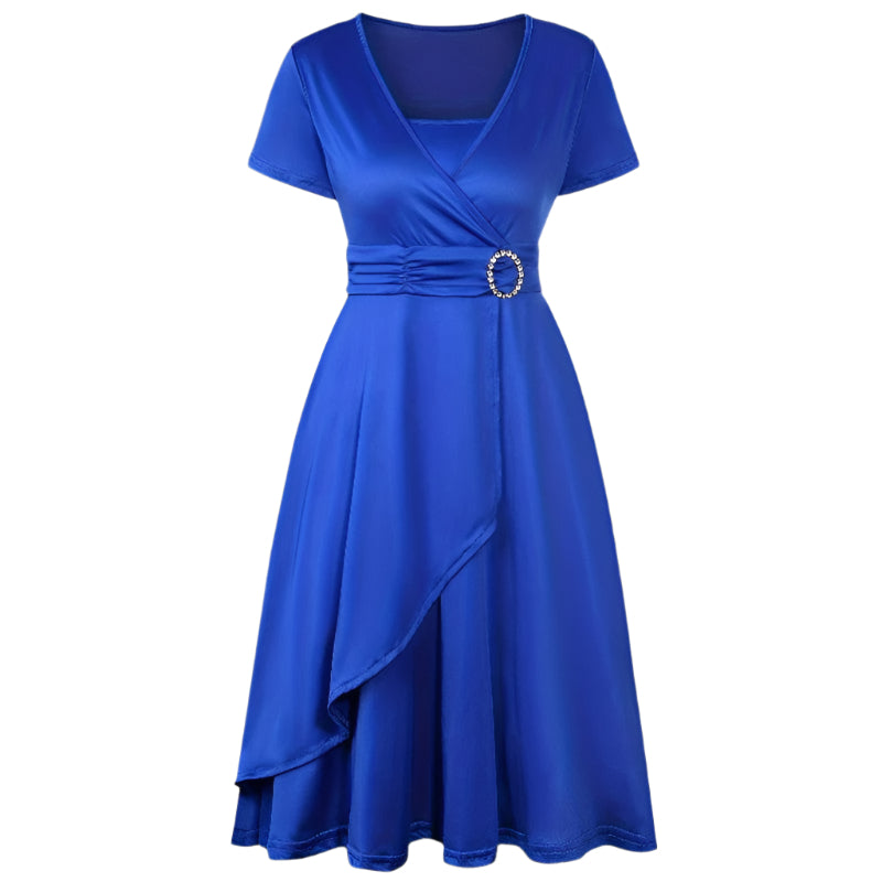 Kvinne Robe Asymmetrisk Med Strass 0