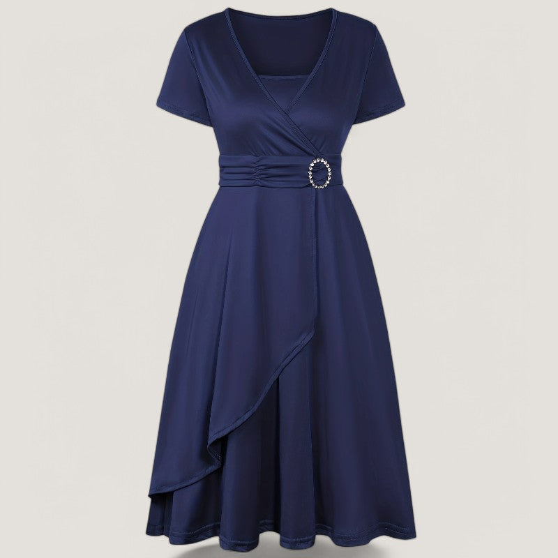 Kvinne Robe Asymmetrisk Med Strass 6