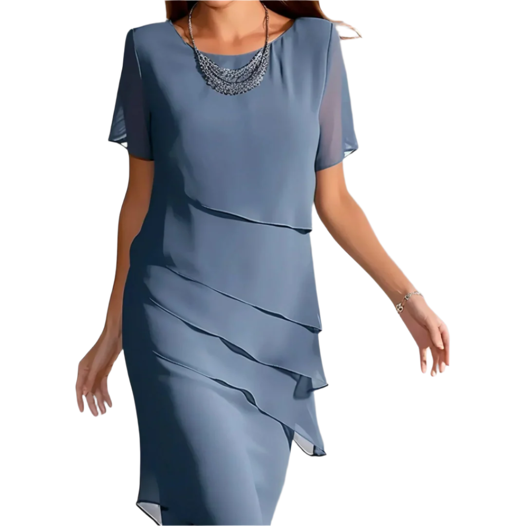 Kvinne Robe Elegant Chiffon 0