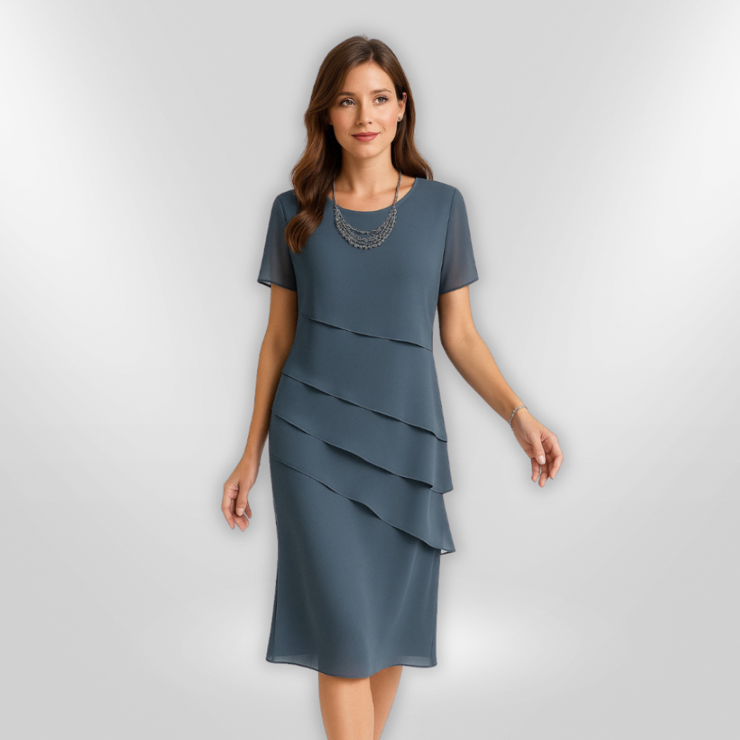 Kvinne Robe Elegant Chiffon 1