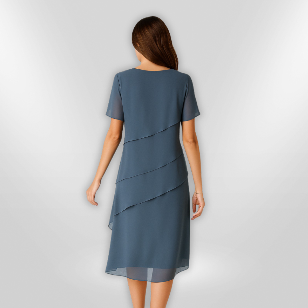 Kvinne Robe Elegant Chiffon 2