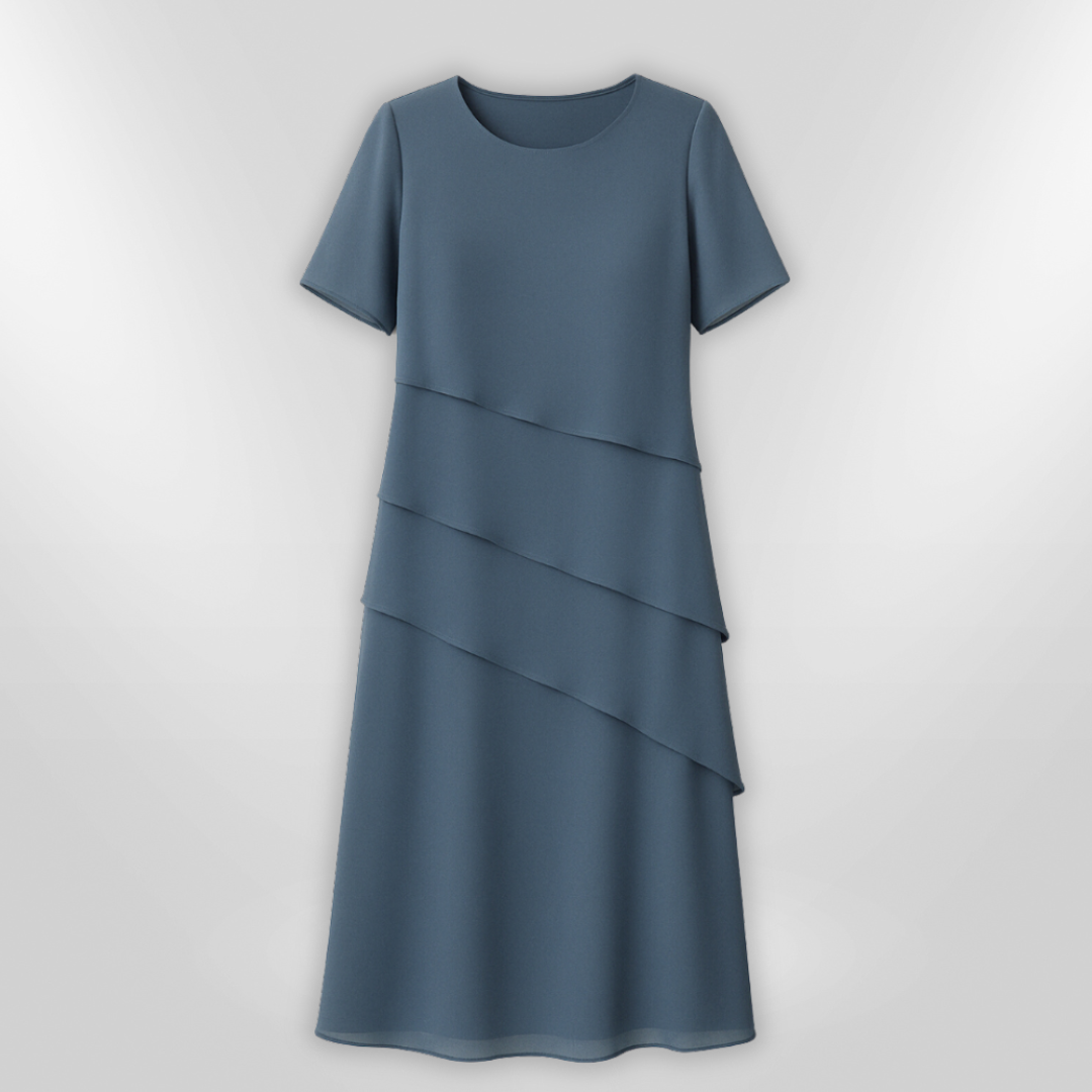 Kvinne Robe Elegant Chiffon 3