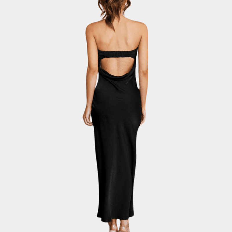Kvinne Robe Elegant Flytende Polyester 1