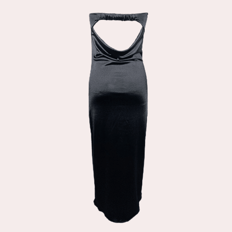Kvinne Robe Elegant Flytende Polyester 3