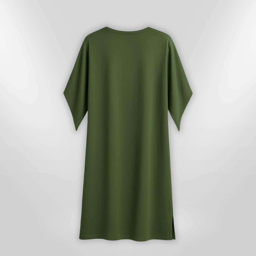 Kvinne Robe Flatterende Drapert 4