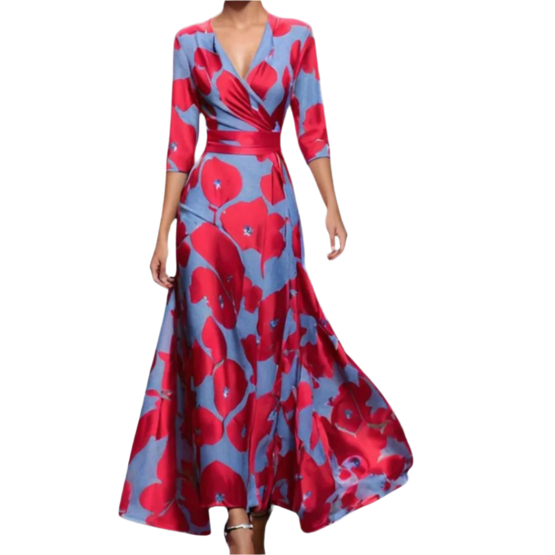 Kvinne Robe Floral Elegant 0