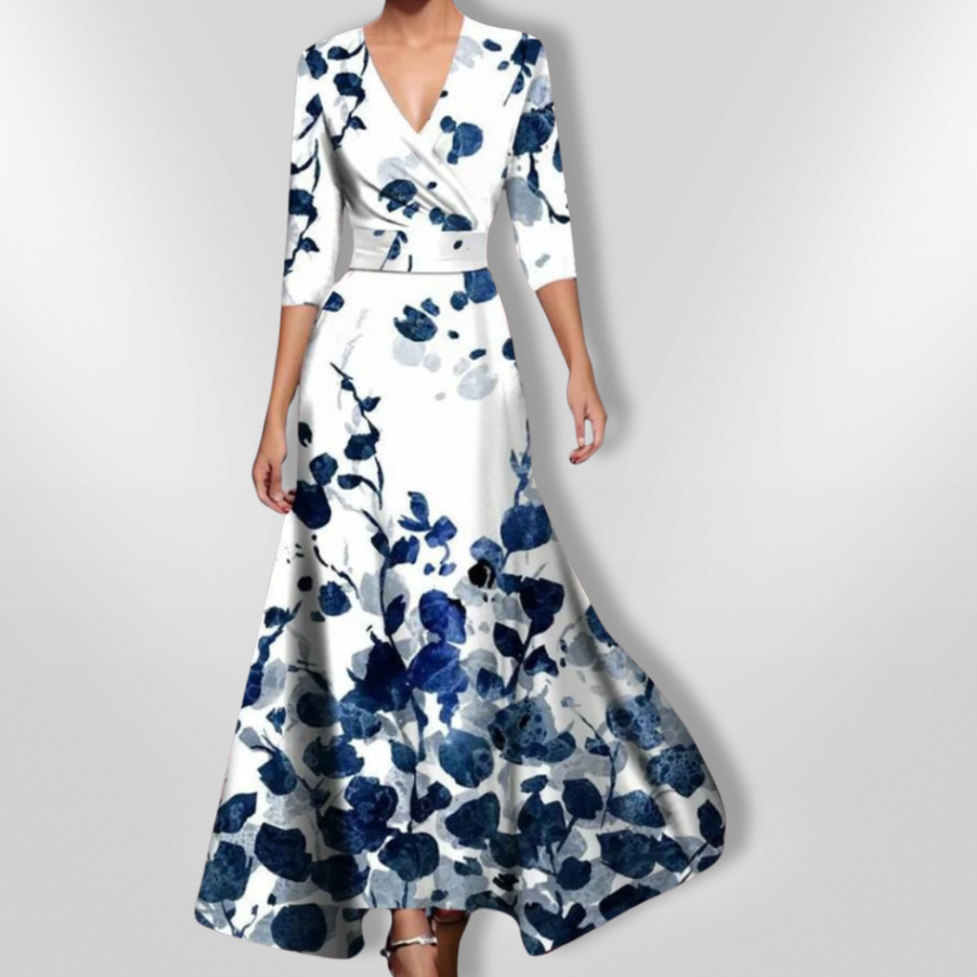 Kvinne Robe Floral Elegant 5