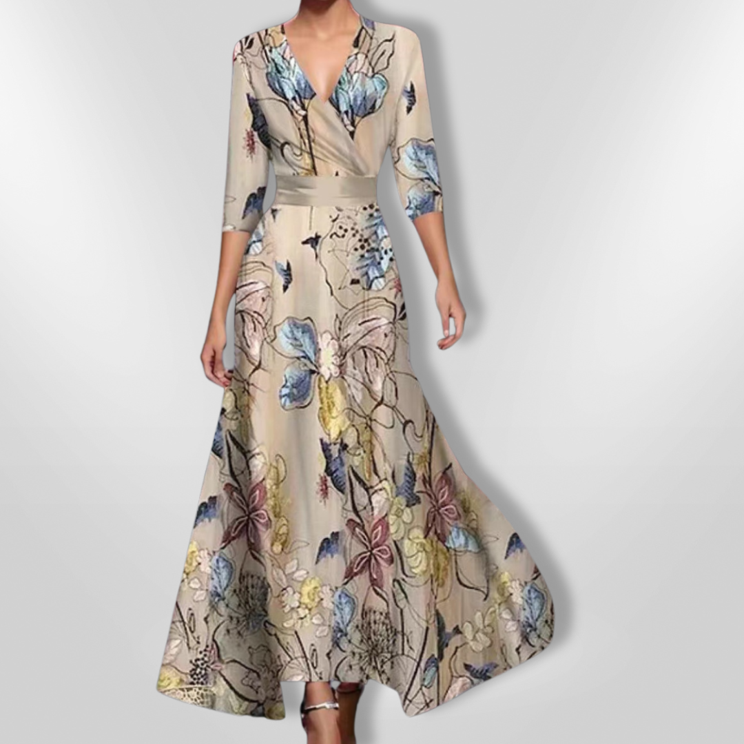 Kvinne Robe Floral Elegant 6