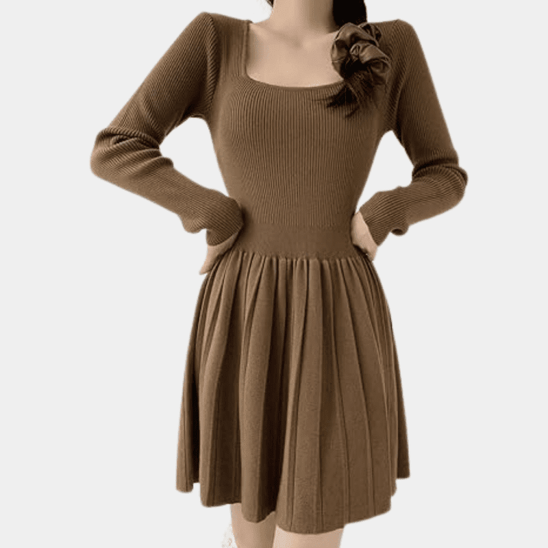 Kvinne Robe Langermet Avslappet Design Viskose 2