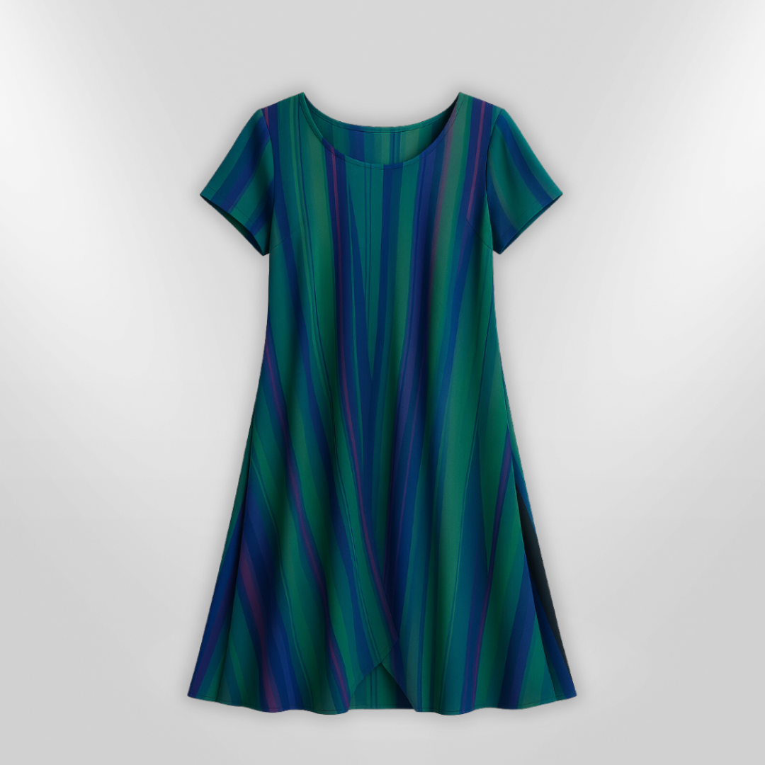 Kvinne Robe Løs Silhuett Lett Pustende Stoff 2