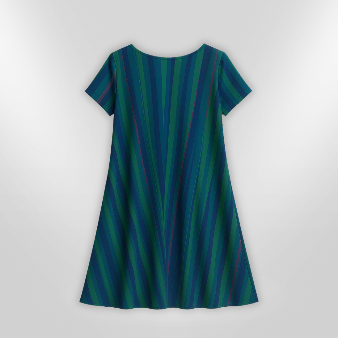 Kvinne Robe Løs Silhuett Lett Pustende Stoff 3