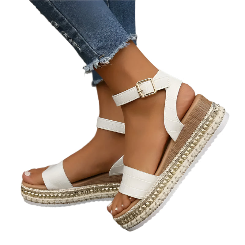 Kvinne Sandaler med Enkelband Komfortabelt Design 0