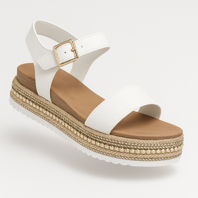 Kvinne Sandaler med Enkelband Komfortabelt Design 1