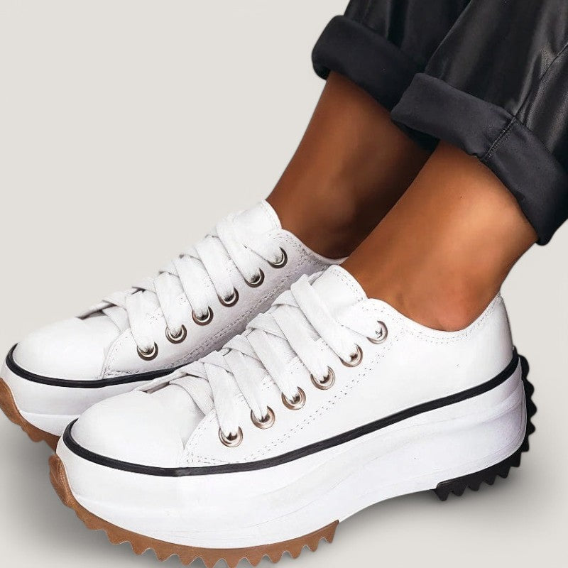 Kvinne Sneakers Plattform Syntetisk Komfortabel Design 1