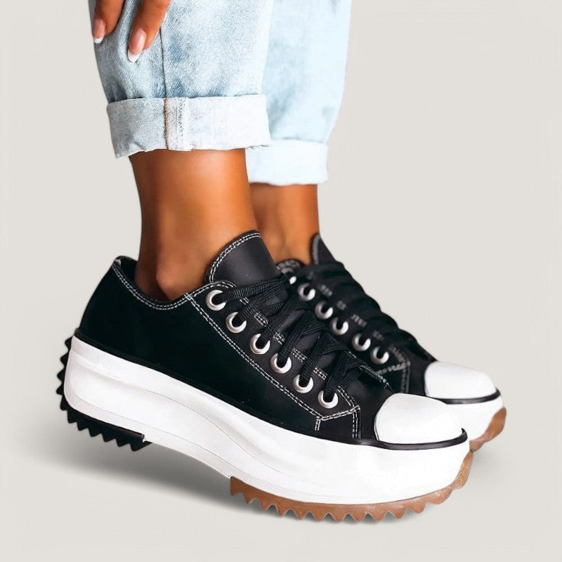 Kvinne Sneakers Plattform Syntetisk Komfortabel Design 2