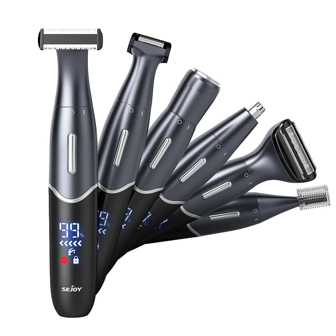 Kvinnelig Elektrisk Epilator 6 i 1 Multifunksjonell Trimmer 0