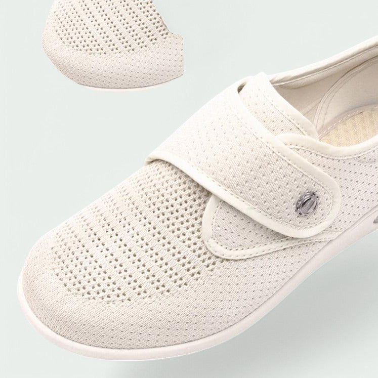 Kvinnenes Komfortable Sko med Borrelås – Pustende og Justerbare 6