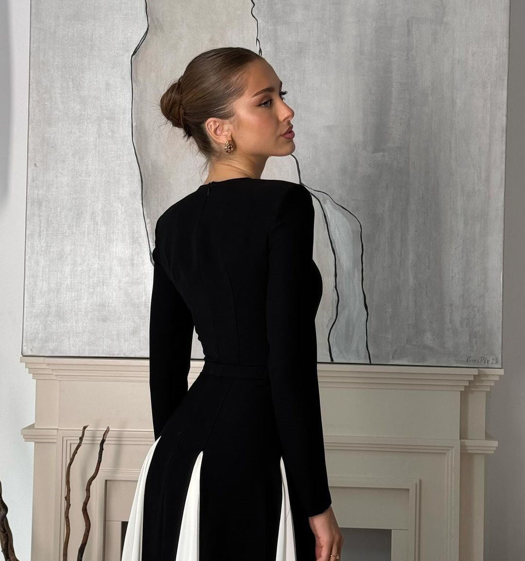 Kvinnens Maxikjole Allsidig Stil Lett Stoff 3