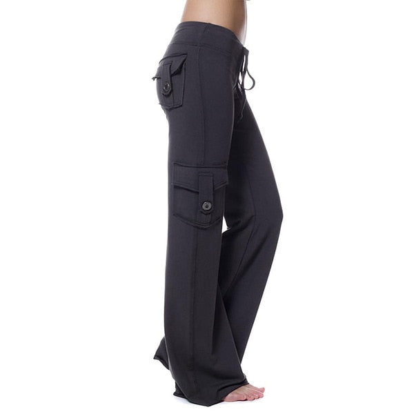 Kvinner Bootleg Cargo Pants