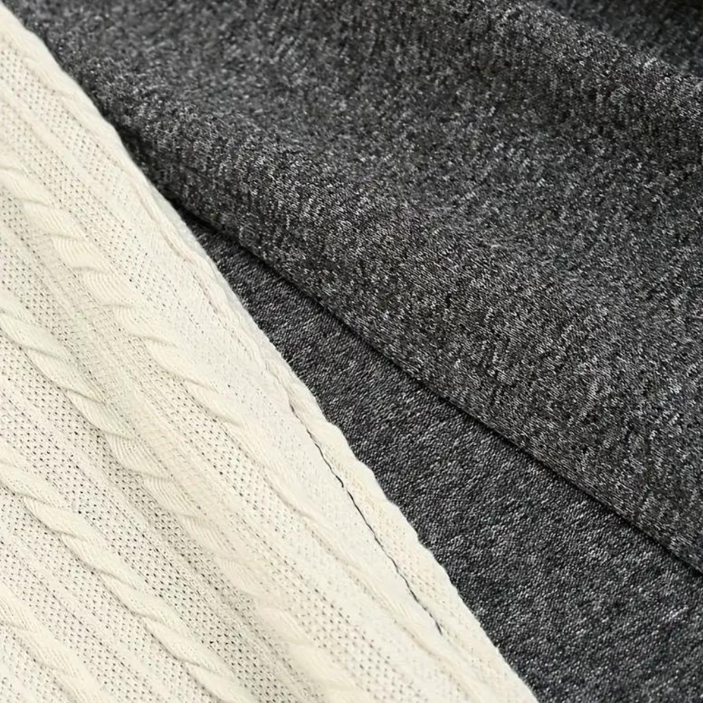 Kvinners Kjole med Snørebånd og Farveblokkering 3