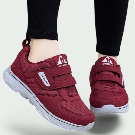 Kvinners Komfortable Sandaler med Borrelås og Pustende Materiale 4