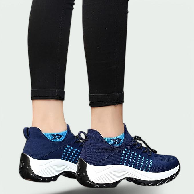 Kvinners Komfortable Sko Pustende Mesh Sklisikker Såle 10