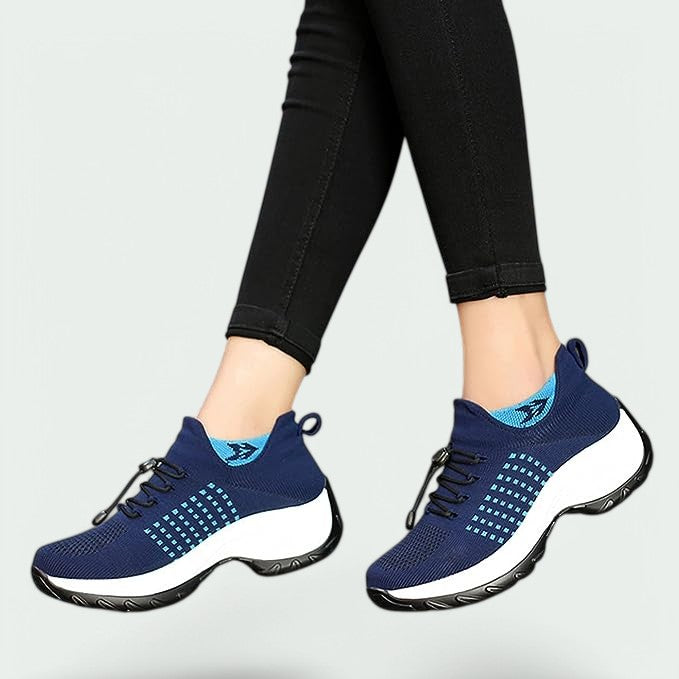 Kvinners Komfortable Sko Pustende Mesh Sklisikker Såle 6