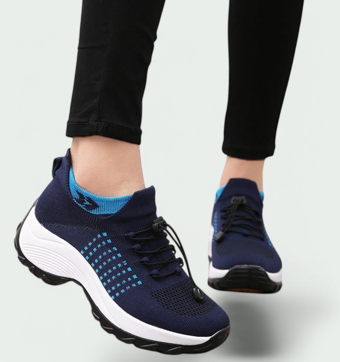 Kvinners Komfortable Sko Pustende Mesh Sklisikker Såle 9