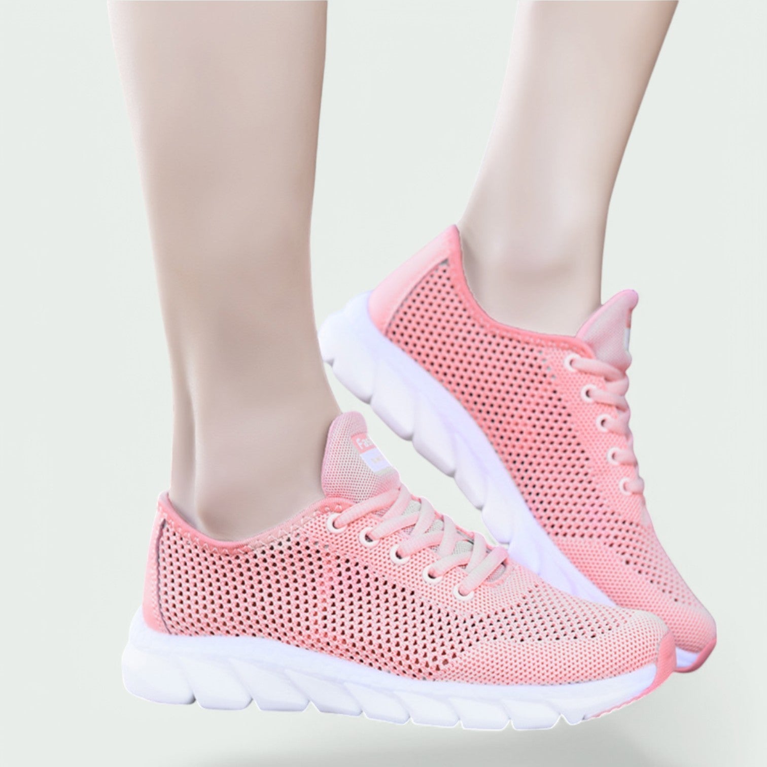 Kvinners Sneakers Pustende Tekstil Støttende Gummisåle 2