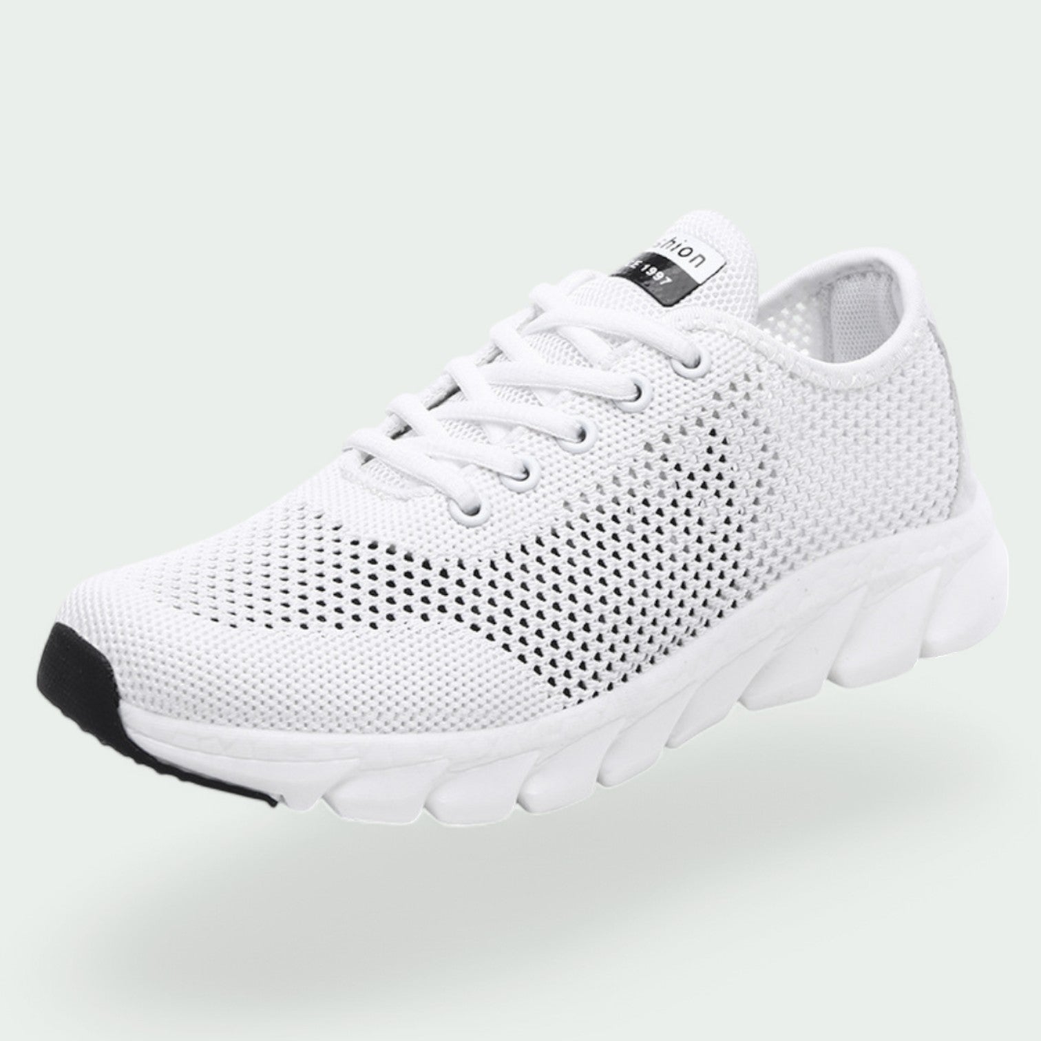 Kvinners Sneakers Pustende Tekstil Støttende Gummisåle 3