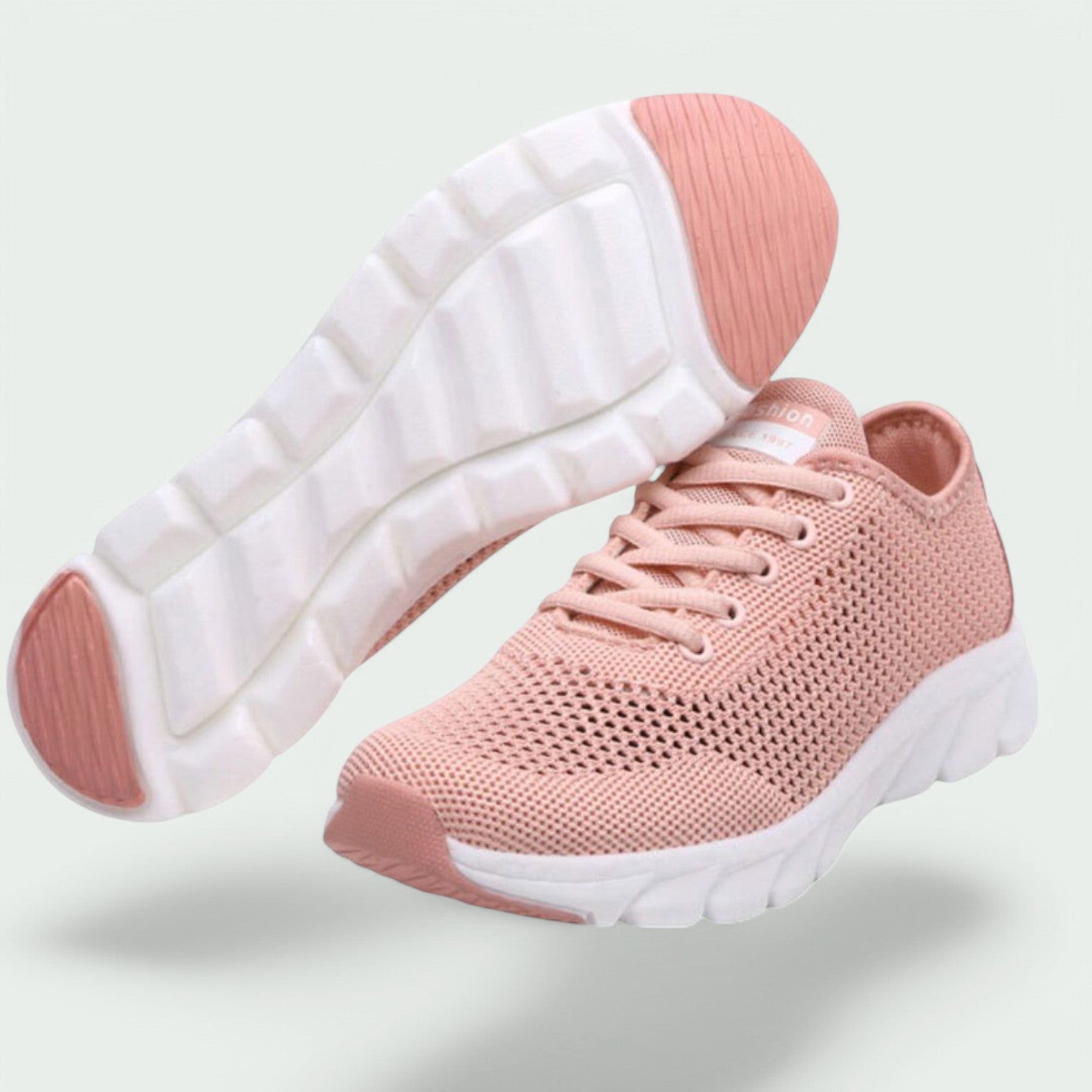 Kvinners Sneakers Pustende Tekstil Støttende Gummisåle 4