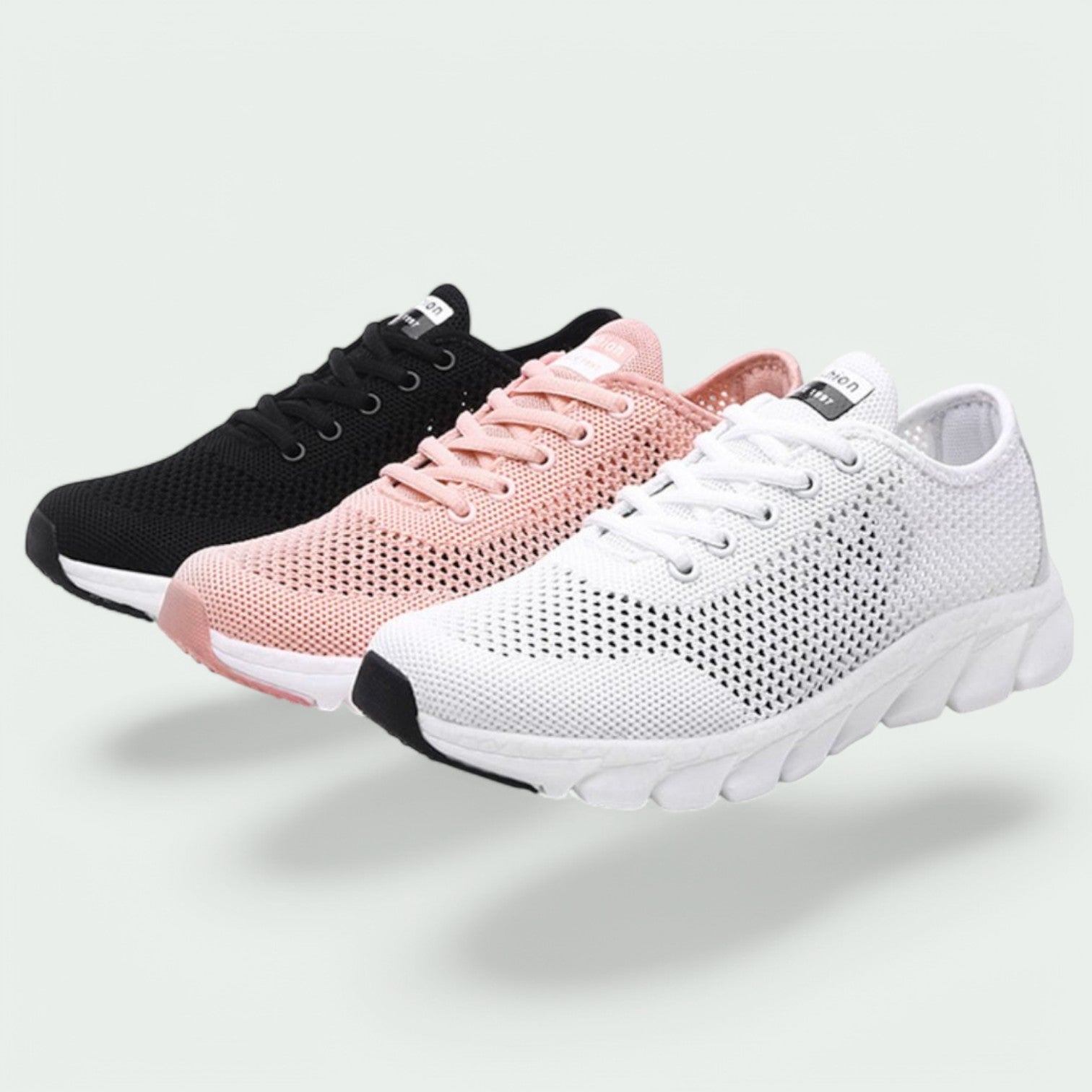 Kvinners Sneakers Pustende Tekstil Støttende Gummisåle 6