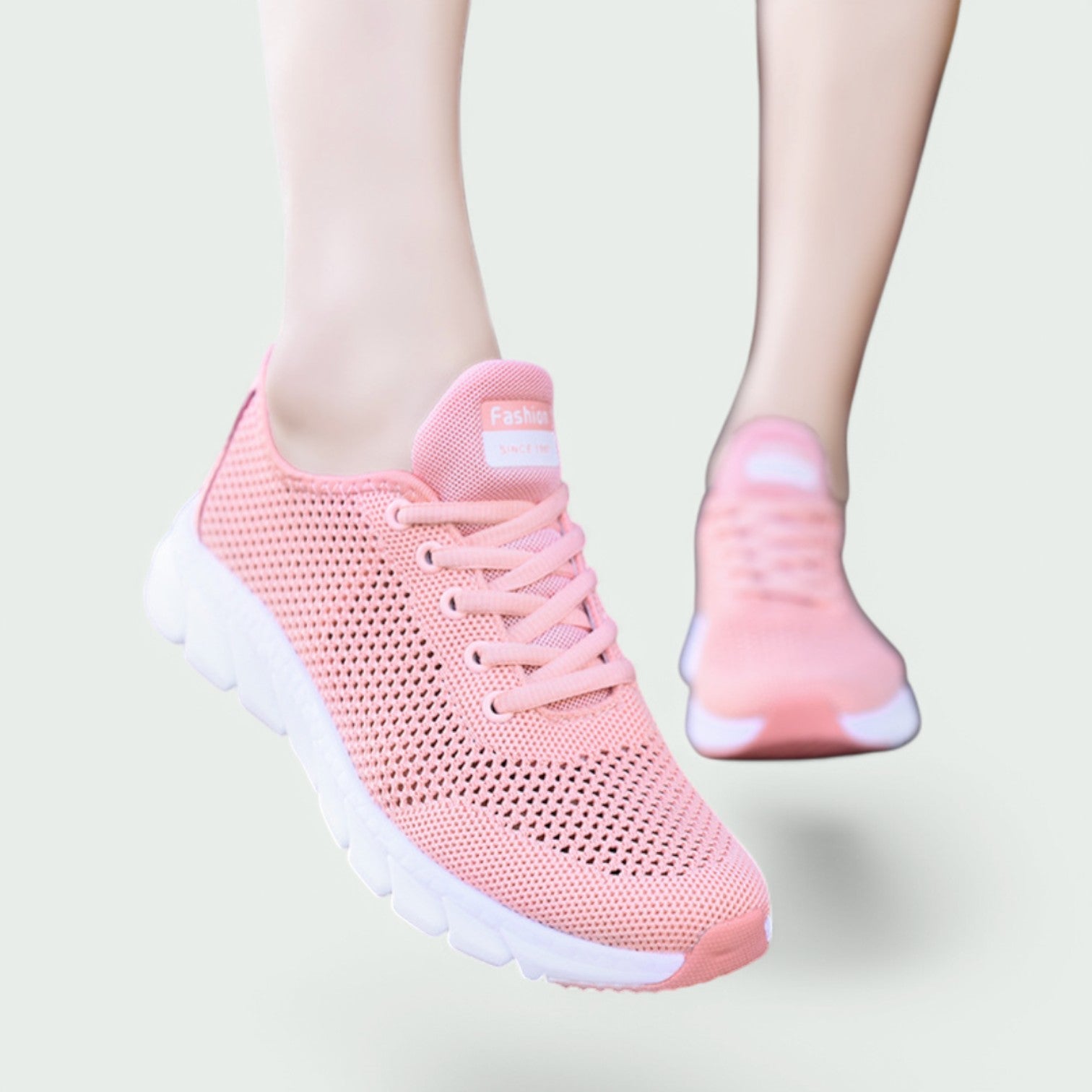 Kvinners Sneakers Pustende Tekstil Støttende Gummisåle 7